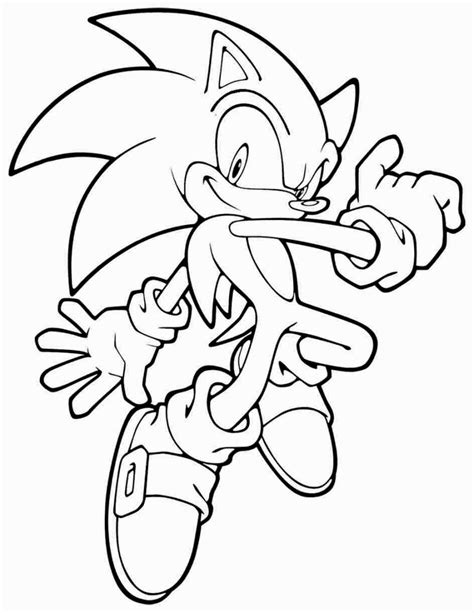 Dibujos De Sonic Para Colorear