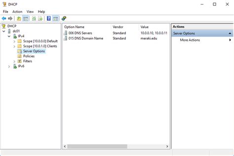 Configure Dhcp Server And Scope Options In Windows Server 2016