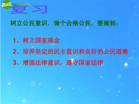 八年级政治下册 第五单元之《公民的权利和义务》课件 粤教版word文档在线阅读与下载无忧文档