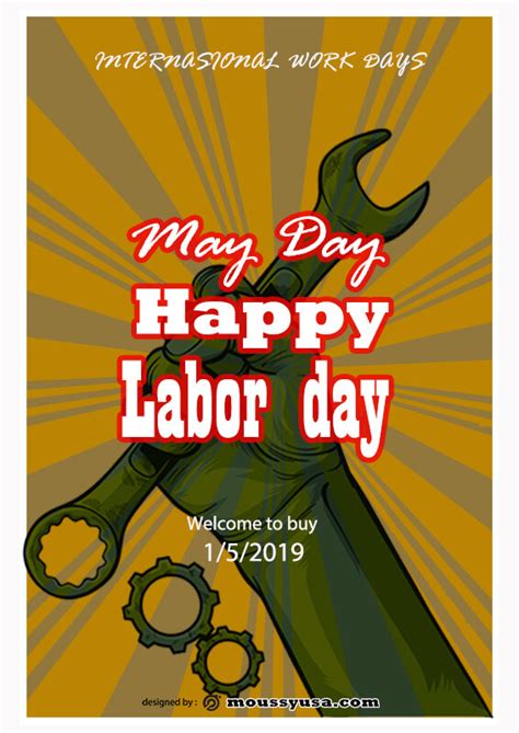 May Day Poster Example Psd Design Mous Syusa