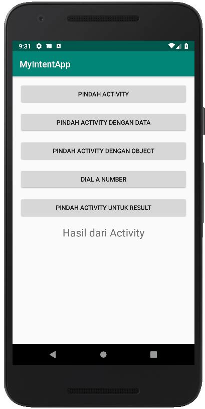 Belajar Intent Dasar Untuk Pengembangan Aplikasi Android