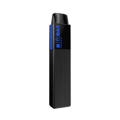 Pod Descartável NikBar Blue Razz Ice 2500 Puffs Podvape