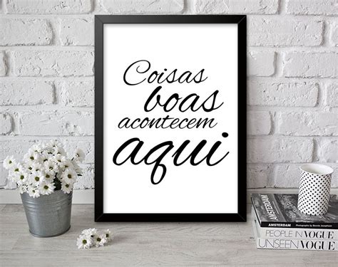 Coisas Boas Acontecem Aqui - Quadro e poster Coisas boas acontecem aqui - Quadrorama