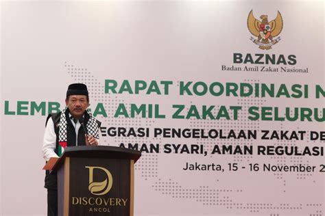 Perkuat Sinergi Pengelolaan Zakat Nasional BAZNAS Gelar Rakornas LAZ