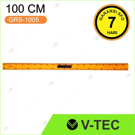 Jual Penggaris Papan Tulis V Tec Cm Grs Meter Shopee