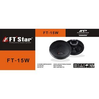 FT Star FT 15W 1000Watts Professional Hi Fi Tweeter Speaker Shopee