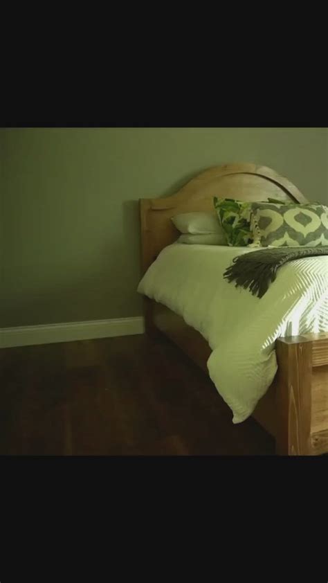 DIY Rustic Bed Frame Design | Wood Crafts DIY