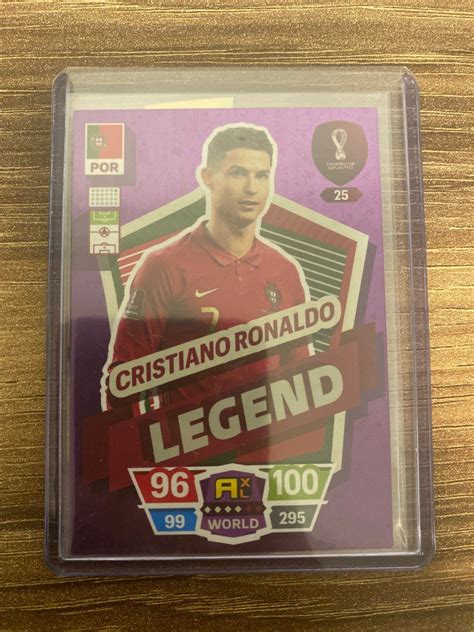 Cristiano Ronaldo Legend Card Panini Adrenalyn Xl Wc Edition Hobbies