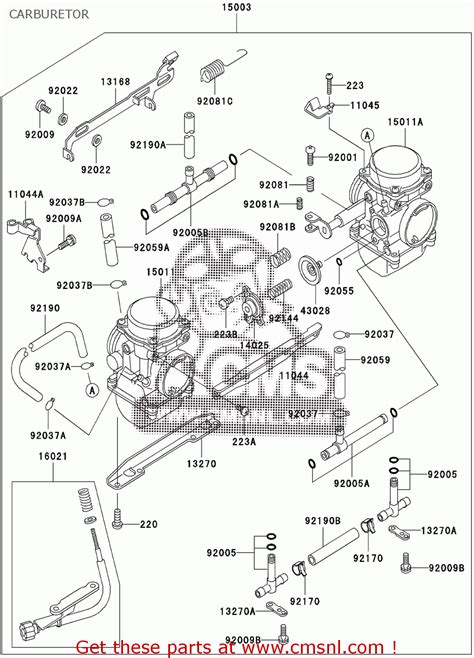 Kawasaki KLE500B6F 2006 EUROPE MIDDLE EAST AFRICA UK CARBURETOR Buy