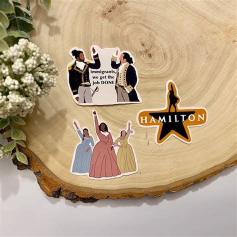 Hamilton Sticker I Am Inimitable I Am An Original Broadway Etsy