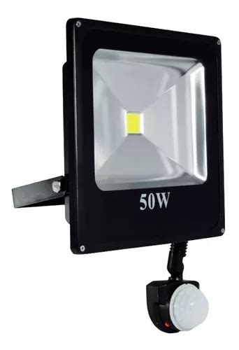 Reflector Proyector Led Con Sensor Movimiento 50 Watt Ip65