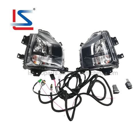 Front Bumper Lamp Kit For Mitsubishi L200 Triton 2019 2020 Spot Light