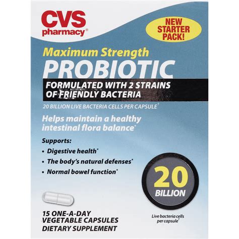 Cvs Pharmacy Probiotic Maximum Strengthcapsules 15 Each Delivery Or