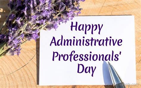 Happy Administrative Professionals Day Note Desi Comments