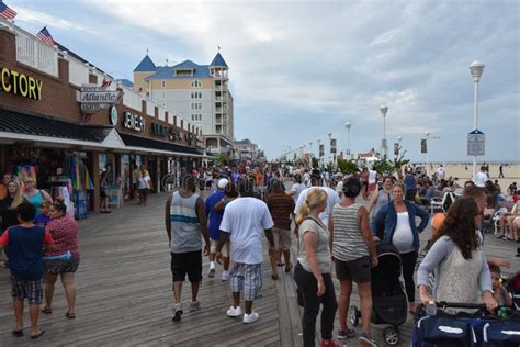 The Famous Boardwalk In Ocean City Maryland Editorial Photography