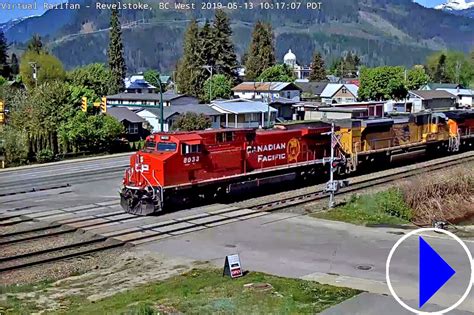 Revelstoke Railroad Live Webcam View British Columbia