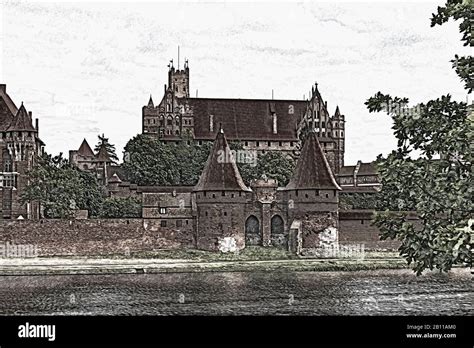 The Castle Of The Teutonic Order Zamek W Malborku Was Seat Of The