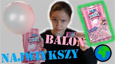 NAJWIĘKSZY BALON Z GUMY NA ŚWIECIE mocne YouTube