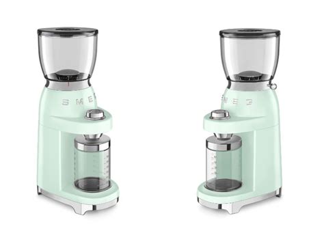 Coffee Grinder Smeg Cgf Pgeu Pastel Green