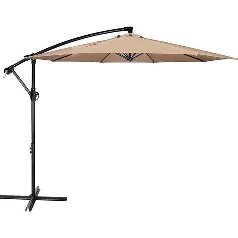 Sudzendf 10 Ft Offset Umbrella Cantilever Patio Hanging Umbrella