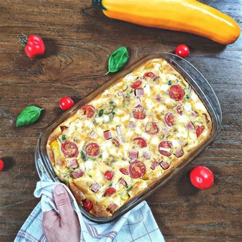 Clafoutis De Courgettes Tomates Cerises Et F Ta Grignotine