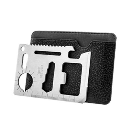 Multitool KARTA SURVIVALOWA 11 narzędzi etui Aro Broń