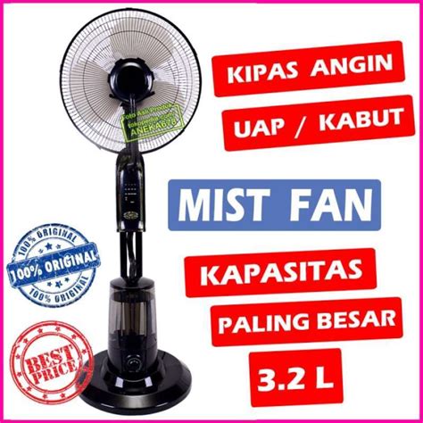 Jual Kipas Angin Uap Liter Mist Fan Humidifier Air Cooler Ac