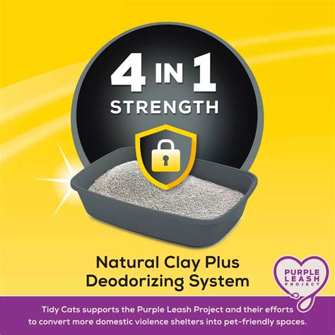 Tidy Cats Purina Tidy Cats Clumping Cat Litter 4 In 1 Strength Multi Cat Litter Shop Litter