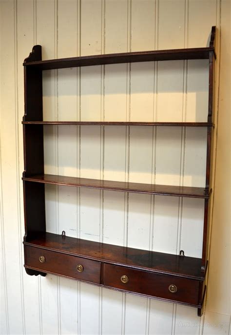 Regency Mahogany Wall Shelves Antiques Atlas