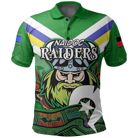 Naidoc Raiders Polo Shirt Naidoc Indigenous Style Fegrin