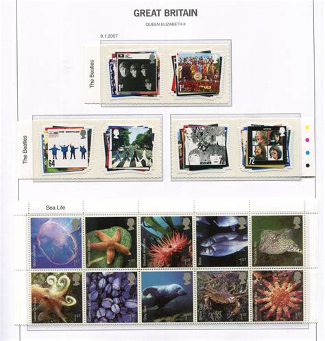 A collection of Great Britain stamps, decimal mint commemoratives and ...