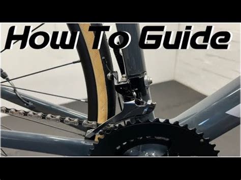 Microshift Centos 2x10 Speed Front Derailleur Fitting Guide YouTube