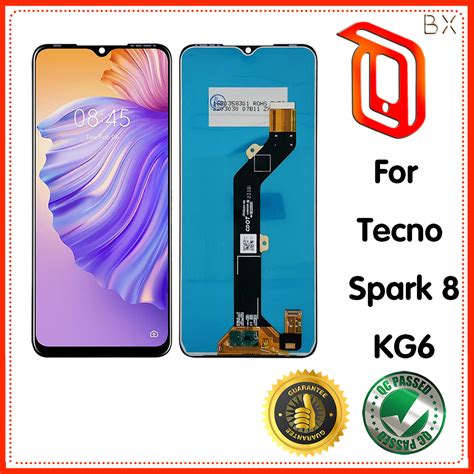 Dành Cho Tecno Spark 8 KG6 KG6K Spark8 Màn Hình LCD Bộ Số Hóa Cảm Ứng