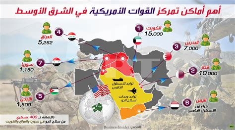 أهم أماكن تمركز القوات الأمريكية في الشرق الأوسط Rt Arabic