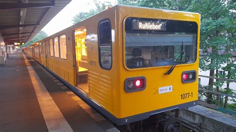 U Bahn Berlin Mitfahrt Von Pankow Bis Ruhleben Im Gi E Auf Der U