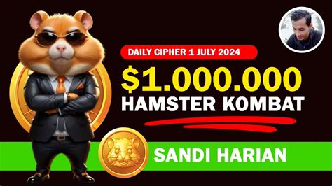 Sandi Harian Hamster Kombat Juli Dan Daily Kombo Hamster