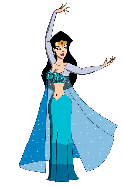 Wonder Woman As Queen Elsa By Renthegodofhumor On Deviantart