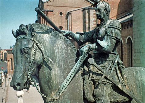 Equestrian Statue Of Gattamelata Detail By Donatello