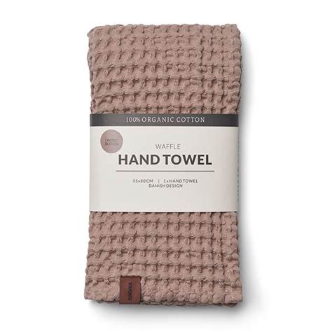 Humdakin Waffle Hand Towel 100 økologisk bomuld