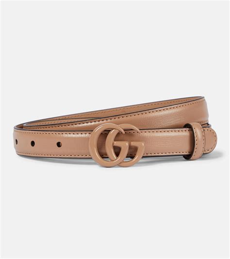 Gucci Gg Leather Belt Gucci