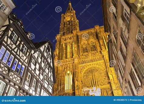 Strasbourg Cathedral stock image. Image of pink, outstanding - 49638573