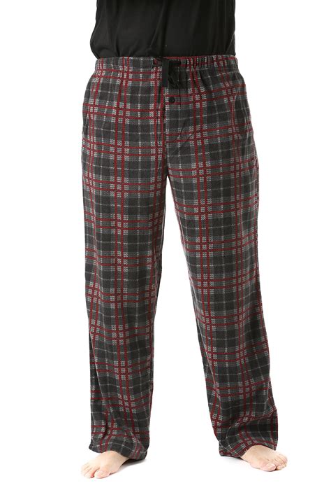 Followme Microfleece Mens Buffalo Plaid Pajama Pants With Pockets