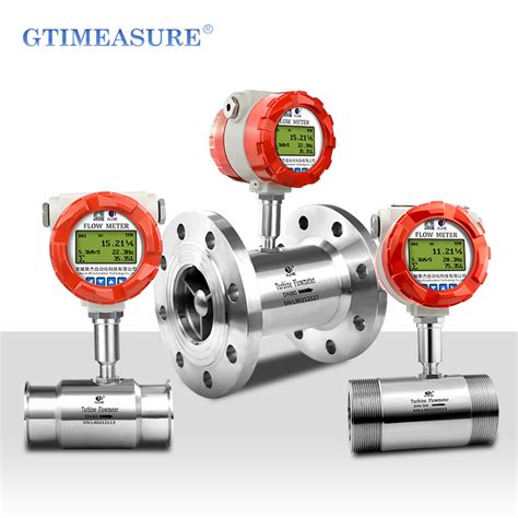 High Accuracy Industrial Turbine Flowmeter Dn Dn Water Flow Meter