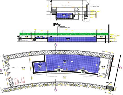 Swimming Pool Deck Area Floor Plan Dwg Drawing Detail Autocad Dwg | The ...