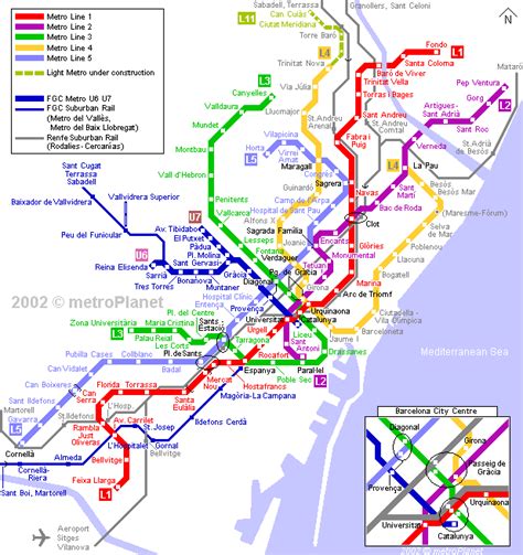 Metro Map Pictures: The Barcelona Metro Map images