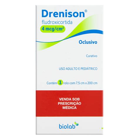 Drenison Oclusivo Antes E Depois - DRENISON OCLUSIVO 200CM