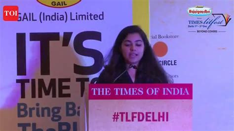 Times Lit Fest Delhi 2018 Manu Joseph Crazy Times Times Of India Videos