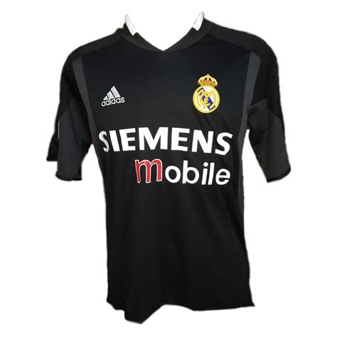 CAMISA RETRÔ REAL MADRID PRETA 2004 05 ZIDANE FUT RETRO