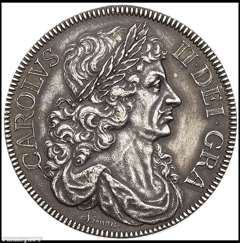 Rare Coin Designed For King Charles Ii Worth Daily Mail Online