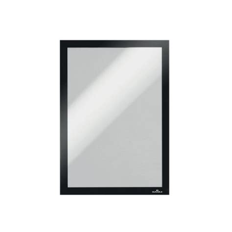 Durable Duraframe Self Adhesive A4 Black Frame 10 Pack 4882 01